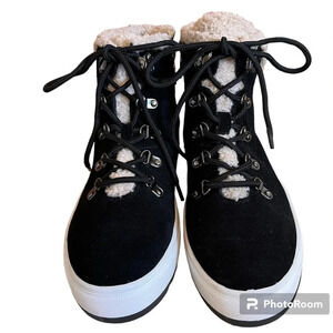 Blonde Shylo Black Suede Hiking Sneakers Sz-9
